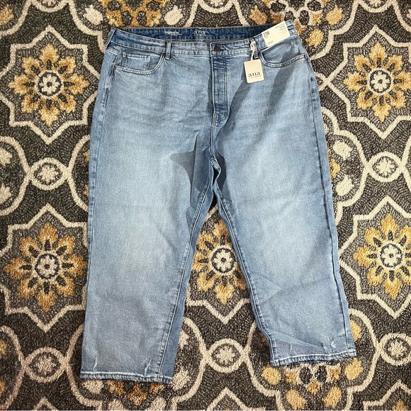 NWT Women’s a.n.a Highest Rise Vintage Straight Jeans 22W Plus Size - Picture 6 of 10